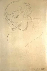 Kopf und Brust einer Frau